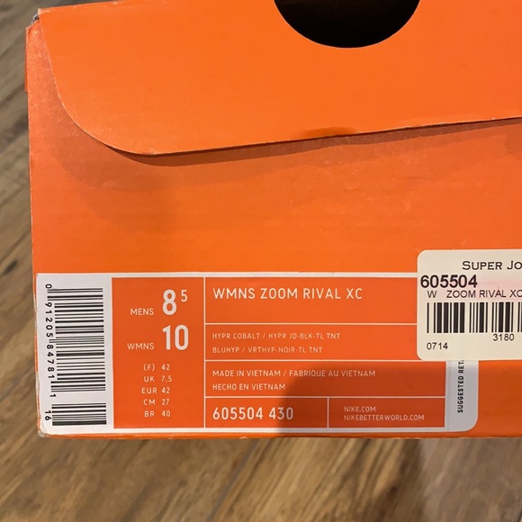 Nike Cross Country Spikes never worn W 10 Men 8.5 - Picture 6 of 6